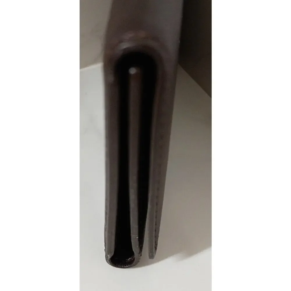 DUNHILL Rare Dark Brown Smooth Leather Key Holder w/ COA